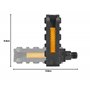M-Wave Steady F1 Pédales de vélo Pliables Noir 69 x 98 mm