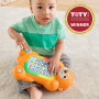 Fisher-Price Linkimals A to Z Otter - Jouet électronique d'apprentissage pour bébés de 9 mois et plus - Orange