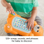 Fisher-Price Linkimals A to Z Otter - Jouet électronique d'apprentissage pour bébés de 9 mois et plus - Orange