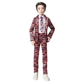 Bts X Mattel Poupée Jimin, à L’effigie du Membre du Groupe de K-pop, Figurine à Collectionner, Gkc93 Bts X Mattel Poupée Jimin