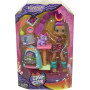 Cave Club coffret Histoire des Cavernes avec poupée Roaralai aux cheveux violets, figurine bébé tigre Ferrell et accessoires, jo