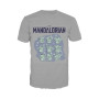 Funko Boxed Tee: Mandalorian - Grogu (The Child, Baby Yoda) on Ship - Medium - Star Wars: The Mandalorian S9 - T-Shirt - Vêtemen