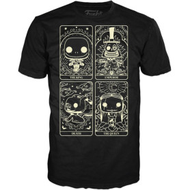 Funko Pop! Tee: The Nightmare Before Christmas - Tarot Card - (AD Tee) - XL - T-Shirt - Vêtements - Idée de à Manches Courtes po