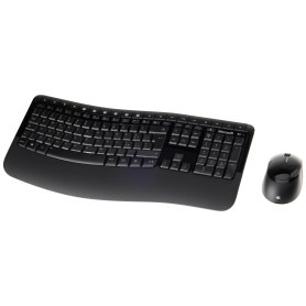 Microsoft Wireless Comfort Desktop 5050 RF sans fil QWERTY Noir - Claviers (Standard