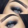 FreshTone Lentilles De Contact De Couleur Topaz Bleu 3 Ton Kit De Rangement Boitier Pince et applicateur Offert 12 Mois sans cor