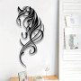 QWERTYUI Décoration Murale En Métal Représentant Un Cheval, Décoration Murale Rétro Minimaliste, Décoration Murale De Ferme, Scu