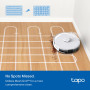 Tapo Aspirateur Robot Laveur 2 en 1 RV30Max Plus White Vidage Automatique, Silencieux et fin, Ultra puissante de 5300Pa, Navigat