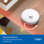 Tapo Aspirateur Robot Laveur 2 en 1 RV30Max Plus White Vidage Automatique, Silencieux et fin, Ultra puissante de 5300Pa, Navigat