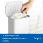 Tapo Aspirateur Robot Laveur 2 en 1 RV30Max Plus White Vidage Automatique, Silencieux et fin, Ultra puissante de 5300Pa, Navigat