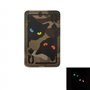 Patchs Velcro réfléchissants - Noir - Chat amusant - Patch brodé - Applications pour vêtements