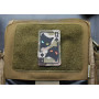 Patchs Velcro réfléchissants - Noir - Chat amusant - Patch brodé - Applications pour vêtements, sacs, sac à dos, uniforme - Gile