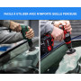 Glass Polish Patin de support auto-agrippant de 75 mm pour perceuse avec fixation universelle pour perceuse