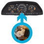 Twowinds - Engrenage de Vitesse Tachymètre VDO Compatible avec Mercedes W124 W126 SL E280 E320 280SE - Tableau de Bord - Compteu