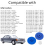Twowinds - Engrenage de Vitesse Tachymètre VDO Compatible avec Mercedes W124 W126 SL E280 E320 280SE - Tableau de Bord - Compteu