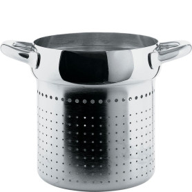 Alessi Sg306 Mami Corbeille Ajourée Pour Pasta-set en Acier Inoxydable 18/10 Brillant