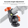 K&F Concept Accessoire Trépied Appareil Photo Colonne Centrale Bras Articulé Photo Clamp Pince Support Camera Stabilisateur Refl