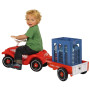 BIG-Bobby-Caddy - Remorque Bobby-Car pour l'intérieur et l'extérieur, pour le BIG-Bobby-Car, volume de chargement : 3 litres, po