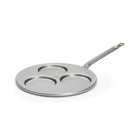 De Buyer - Poele triblinis en tôle d'acier MINERAL B - 27 cm - 3 emp. - Fabriquée en France