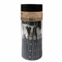 PRADEL ESSENTIEL - Ménagère 24 couverts de table pour 6 personnes - Bistro-Club - Acier inoxydable 18/0, Finition Standard - Noi