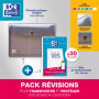 LOT BLOC BRISTOL OXFORD 125X200 30F Q5 BLANC + 1 CHEMISE OXFORD HAWAI A5