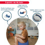 THERMOBABY - Pot POTTYBOO - Pot Pour Enfant - Pot D'Aprentissage De La Propreté Avec Cuvette Amovible - Pratique - Confortable -