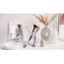 BaByliss - Kit maquillage - 3 pinceaux pour le visage avec étui - spécial retouche express avec poils ultra doux