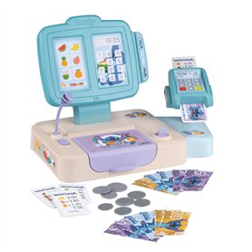 Smoby - Stitch - Caisse Enregistreuse - 26 Accessoires - A Partir de 3 Ans - Fabrication Française
