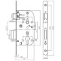 Serrure a encastrer trou de cylindre - YALE - Y60R-A50/N - Axe 50mm, coffre 148mm - Porte d'entrée, service, locaux sensibles -