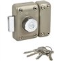 Verrou YALE YV25BT-50 - Bouton et cylindre 5 goupilles diametre 23 mm - 4 clés - beige