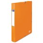 Oxford Boîte Capacité Standard School Life 24x32cm Dos 40mm avec Elastique Couverture Polypro Coloris Toniques