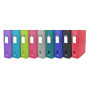 Oxford Boîte Grande Capacité Osmose 24x32 Dos 80mm avec Bouton Pression Couverture Polypro Coloris Assortis