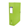 Oxford Boîte Grande Capacité Osmose 24x32 Dos 80mm avec Bouton Pression Couverture Polypro Coloris Assortis