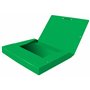 Oxford Lot de 10 Boîtes Capacité Standard Eurofolio+ 24 x 32 cm Dos 25 mm avec Elastique Couverture Carte Coloris Assortis