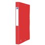 Oxford Lot de 10 Boîtes Capacité Standard Eurofolio+ 24 x 32 cm Dos 25 mm avec Elastique Couverture Carte Coloris Assortis