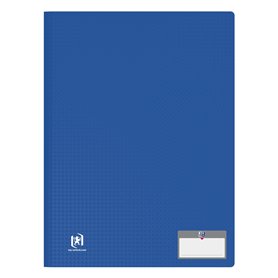Oxford Protège-Documents Memphis A4 60 vues / 30 pochettes Couverture Polypro Bleu