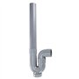 Siphon d'évacuation - ROUSEAU - Sortie horizontale - Ø40 mm - PVC gris - Filetage de 47