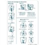 Kit de chasse d'eau - NOVOBAIN - Avec mécanisme et robinet - Débit 3/6L - Hauteur réglable (250 a 510 mm) - Accessoires inclus
