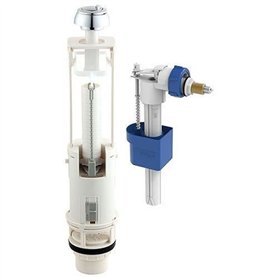 Kit mécanisme WC avec robinet flotteur latéral - ROUSSEAU - 3/6L - Certifié NF