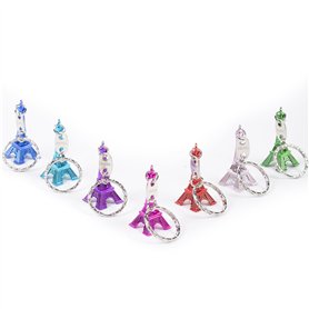 AURSTORE Porte-clé Tour Eiffel Lot de 50 Couleur Cadeaux Souvenir Paris France