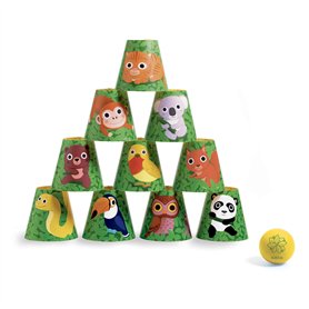 DJECO- Juego habilidad Chamboul'boum 10 pzas. Jeux d'adresse