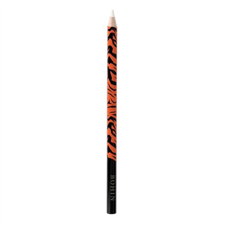 BOHIN France - BOHIN France Safari Collection Tigre Imprimer (Blanc) Tissu Marquage Craie Crayon - 1 Pièce