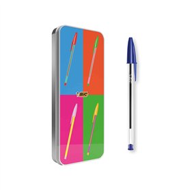 BIC Cristal Lot de 20 stylos à bille colorés