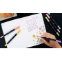 BIC Kit d’écriture Pastel avec Feutres double pointe, Porte-mines, Surligneurs et Feutres d'écriture - Corps et Encres Pastel As