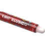 BIC Illusion Stylos-Bille Effaçables et Rechargeables à Pointe Moyenne (0,7 mm) - Rouge, Boîte de 12