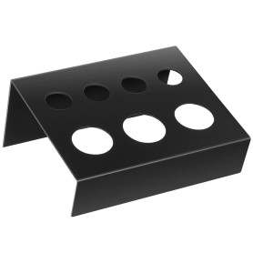 Healifty Porte-gobelet d'encre de tatouage 7 trous en plastique rectangulaire portable multifonctionnel porte-pigment étagère ma
