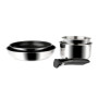 Sitram 713517 Set de 5 pièces ARPEGE INOX : 2 poêles Ø24-28 revêtues