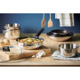 Sitram 713517 Set de 5 pièces ARPEGE INOX : 2 poêles Ø24-28 revêtues, 2 casseroles Ø16-18 cm, 1 poignée Amovible