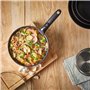 lot de 2 casseroles en inox + manche amovible