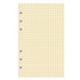 EXACOMPTA Recharge accessoire Exatime 17 bloc quadrillé chamois 40 feuillets 172x105 mm