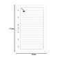 EXACOMPTA Recharge accessoire Exatime 17 notes 47 feuillets 172x105 mm